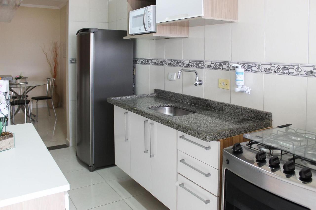 A011 - Apto Com Churrasqueira E 2 Vagas De Garagem Praia Grande  Exterior foto